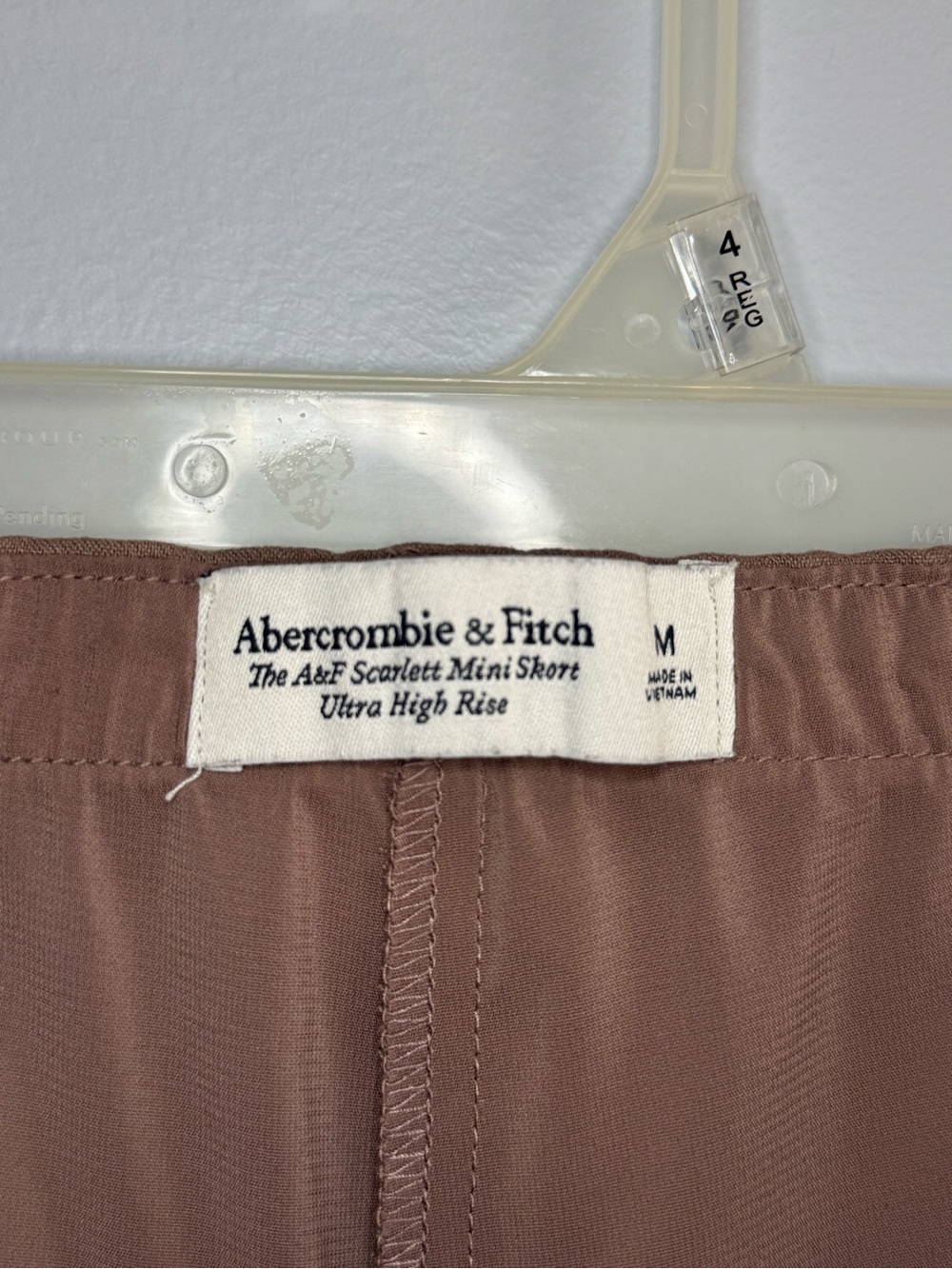 Abercrombie & Fitch Scarlett Mini Skort in Taupe Beige - Picture 4 of 5